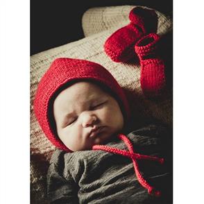 Lisa F Baby Cakes BC43 Gloria Bonnet and Shoes - Knitting Pattern / Kit