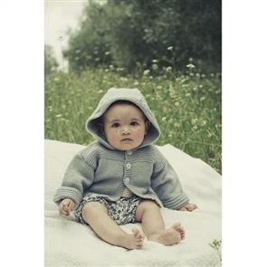 Lisa F Baby Cakes BC52 Harper Hoodie - Knitting Pattern / Kit