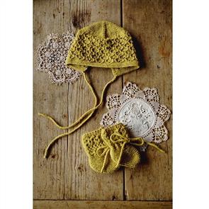 Lisa F Baby Cakes BC79 Princess Gabriella Bonnet and Booties - Knitting Pattern / Kit