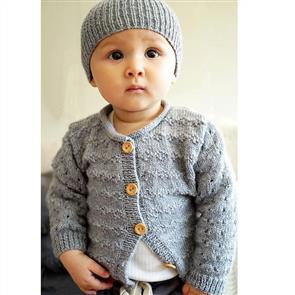 Lisa F Baby Cakes BC82 Clementina Cardi and Hat - Knitting Pattern / Kit