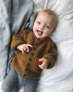 Petite Knit Beginner's Jacket - Knitting Pattern / Kit