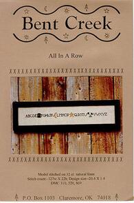 Bent Creek Cross Stitch Pattern - All in a Row