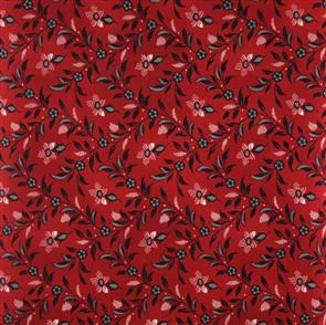 Blue Hill Fabric - The Lancaster Collection - 8282 Red