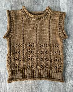 The Kiwi Stitch & Knit Co Billie Vest - Knitting Pattern / Kit