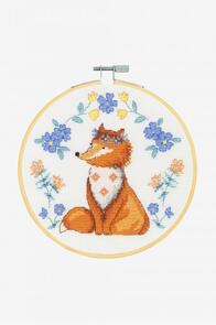 DMC Folk Fox Cross-Stitch Kit