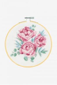 DMC Peonies Cross-Stitch Kit