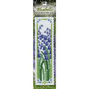 Textile Heritage Bookmark Cross Stitch Kit - Bluebells