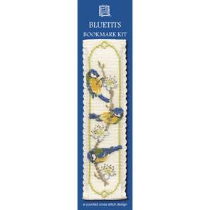 Textile Heritage Bookmark Cross Stitch Kit - Bluetits