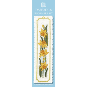 Textile Heritage Counted Cross Stitch Bookmark Kit - Daffodils