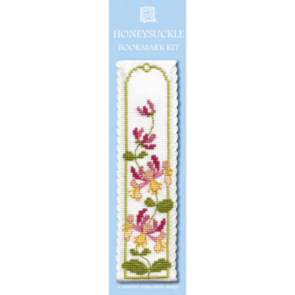 Textile Heritage Counted Cross Stitch Bookmark Kit - Honeysuckle