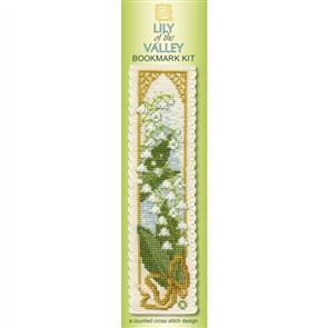 Textile Heritage Bookmark Cross Stitch Kit - Lily of the Valley
