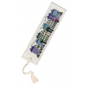 Textile Heritage Bookmark Cross Stitch Kit - Town Houses