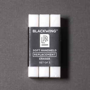 Blackwing Handheld Eraser Replacements - Set of 3