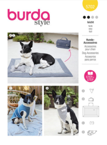 Burda Sewing Pattern 5702 Pet Accessories