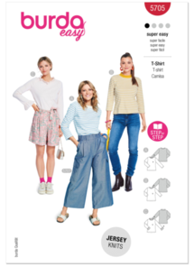 Burda Style Pattern 5705 Misses' Shirts