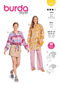 Burda Sewing Pattern 5723 Misses' Blouse