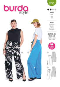 Burda Sewing Pattern 5743 Misses' Trousers