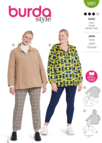 Burda Style Sewing Pattern 5881 Misses' Jacket