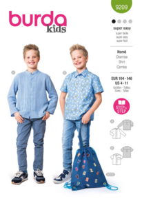 Burda Sewing Pattern 9209 Children's Shirt