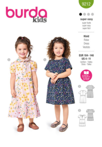 Burda Sewing Pattern 9212 Children's Dress