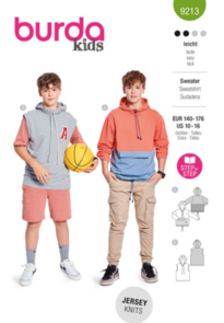 Burda Sewing Pattern 9213 Children's Sweatshirt