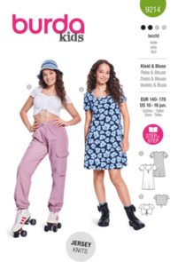 Burda Sewing Pattern 9214 Children's Dress & Shirt