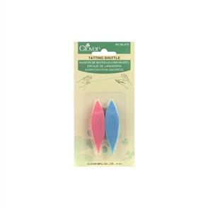 Clover Plastic Tatting Shuttle 2pk