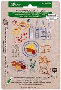 Clover Kitchen Design Iron-On Transfer Embroidery Pattern