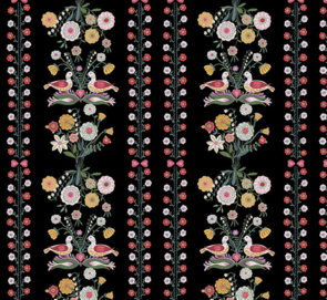 Free Spirit Nathalie Lete Folk Heart - Nesting Small - Black