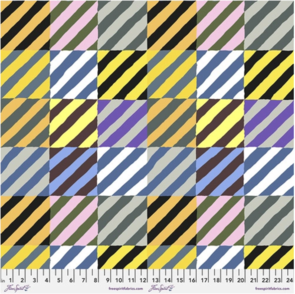 Free Spirit Kaffe Fassett Regimental Ties - Contrast || February 2022