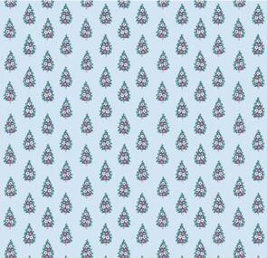 Liberty Woodland Christmas - Winter Pine Blue