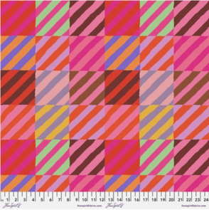 Free Spirit Kaffe Fassett Regimental Ties - Red || February 2022