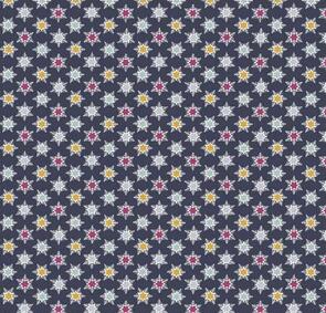 Liberty Woodland Christmas - Forest Star Blue