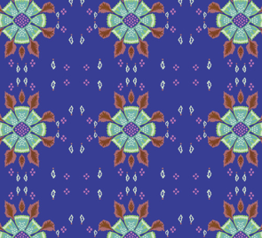 Free Spirit Nathalie Lete Folk Heart - Eyelet - Periwinkle