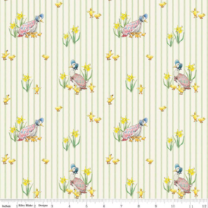 Riley Blake Peter Rabbit & friends -  Duck Stripe - Cloud