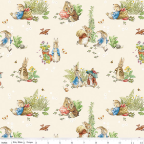 Riley Blake Peter Rabbit and Benjamin Bunny - Main - Cream