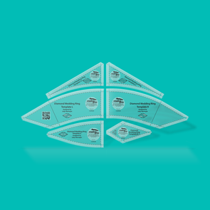 Creative Grids Diamond Wedding Ring Templates Quilt Ruler