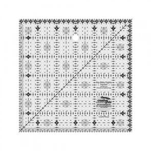 Creative Grids Itty-Bitty Eights Square Quilt Ruler 6in x 6in