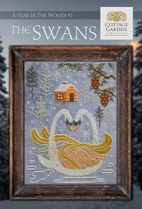 Cottage Garden Samplings Cross Stitch Pattern - The Swans