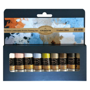 Charvin Snow Lanscapes Acrylic Painting Set
