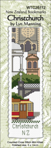 Lyn Manning Cross Stitch Kit Bookmarks - Christchurch