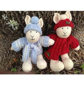 Cameron-James Designs Winter and Holly Bunny Knitting Pattern