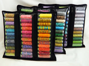 Sue Spargo Thread Storage - Clear Zipper Pouch 6 pocket