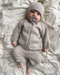 Petite Knit Cleo Baby Set - Knitting Pattern / Kit