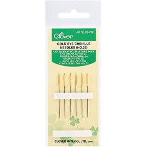 Clover Gold Eye Chenille Needles