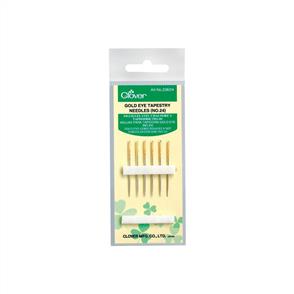 Clover Gold Eye Tapestry Needles - Size 24 6/Pkg