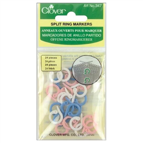 Clover Split Ring Markers - 24/Pkg