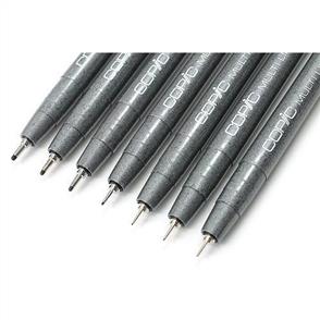 Copic Multiliner Set 7pc Black (A-2)