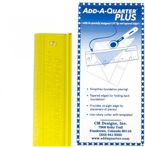 CM Designs Add A-Quarter Ruler 6in Plus