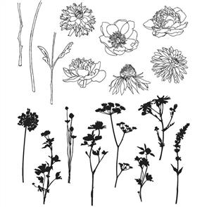 Stampers Anonymous Tim Holtz Stamp Set - Mini Bouquet